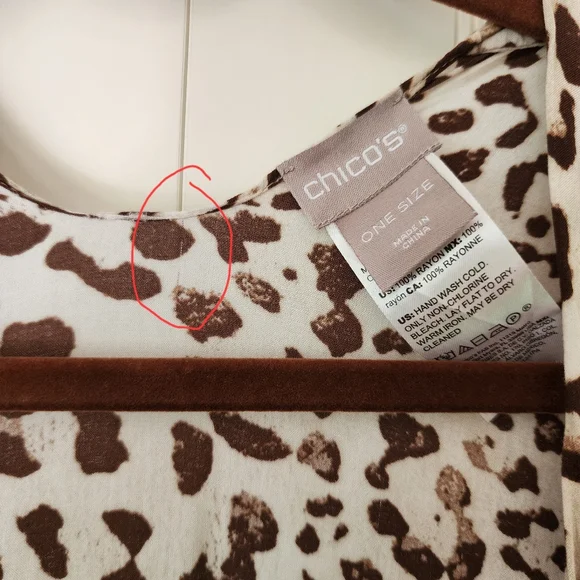 CHICO'S Leopard Print Ruana Duster - Picture 8 of 8